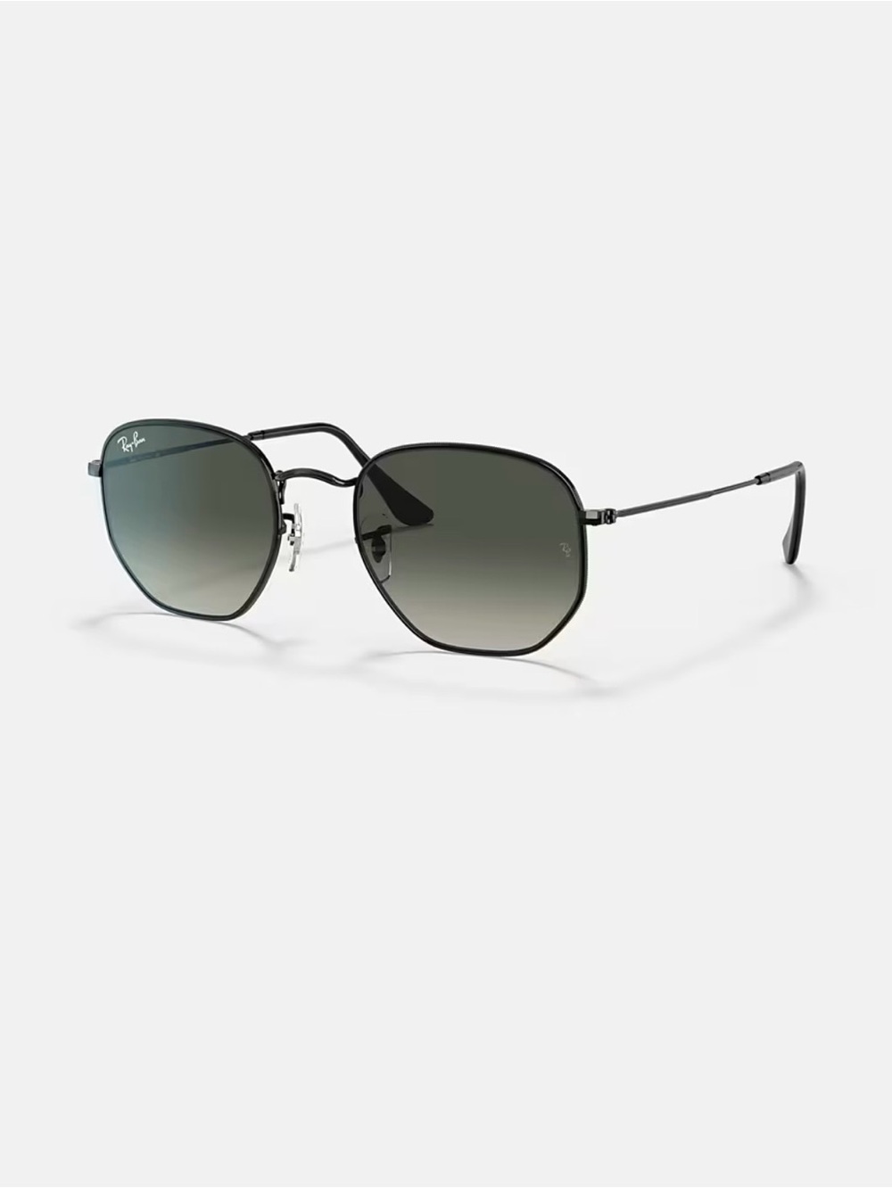 Ray-Ban Hexagonal Flat Sunglasses Black Frame 
RB 3548 002/71